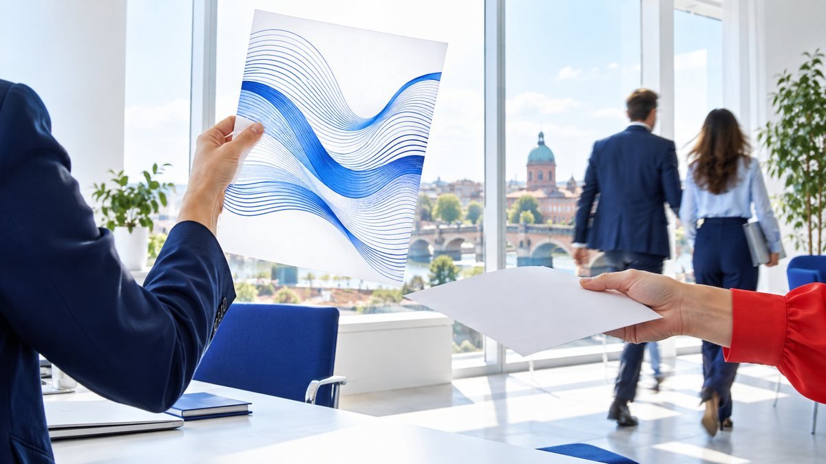 Dans un bureau lumineux de Toulouse, une feuille levée à contre-jour révèle un filigrane bleu caché, comme celui que Claude glisse désormais dans ses textes.
