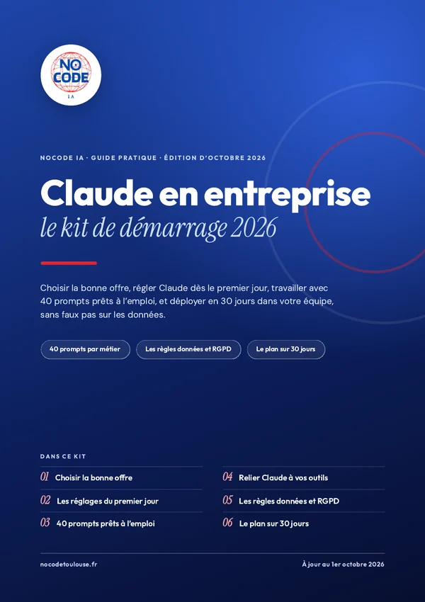 Couverture du kit Claude en entreprise : le kit de démarrage 2026