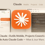 Claude : Outils Mobile, Projects Cowork et Mode Auto Claude