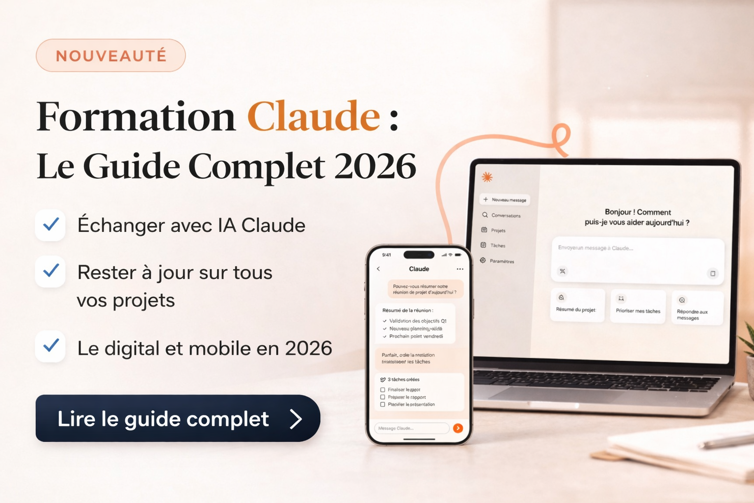 Formation Claude AI : Maîtrisez Claude Code + Certification