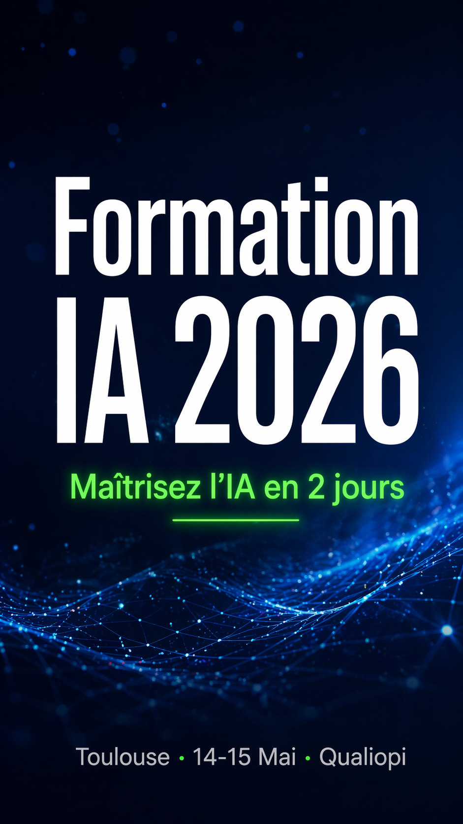 Résultat du prompt 1 : affiche événement générée avec ChatGPT Images 2.0