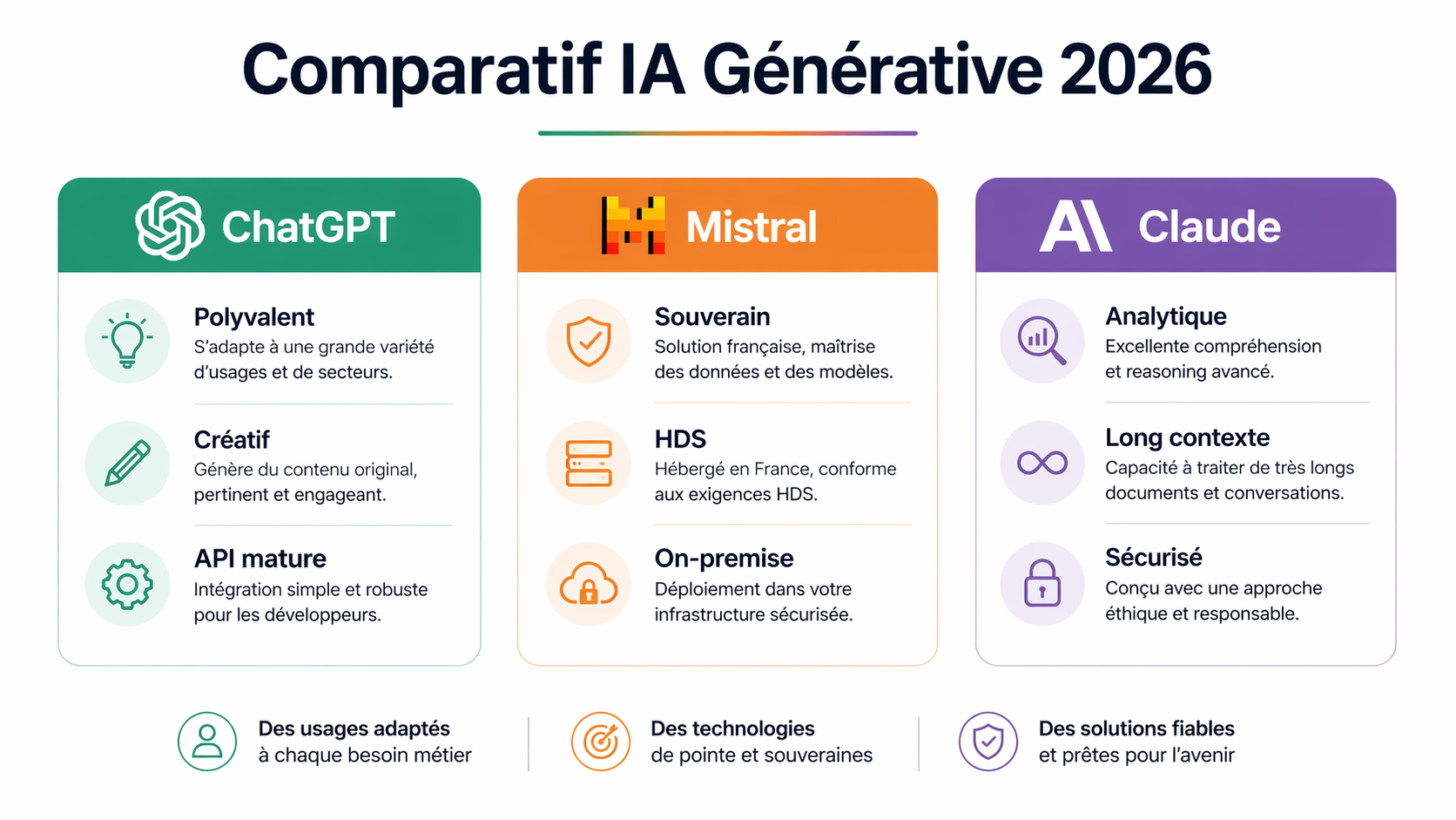 Résultat du prompt 5 : infographie comparatif IA générée avec ChatGPT Images 2.0