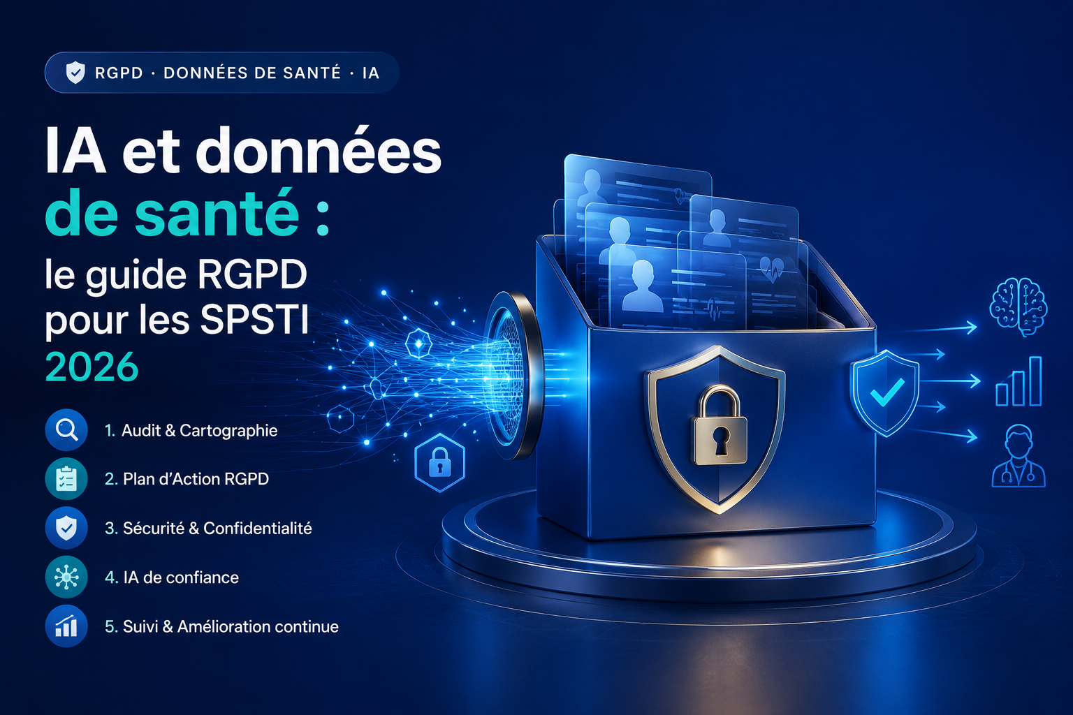 IA et données de santé dans les SPSTI : conformité RGPD